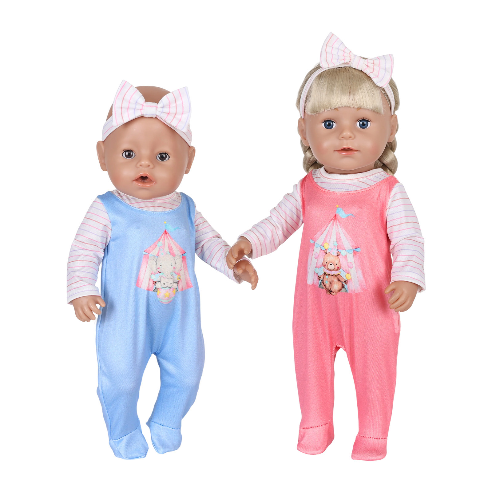 Baby Clothing Set - Oyuncak bebek giysileri 16-18 inç 40-45