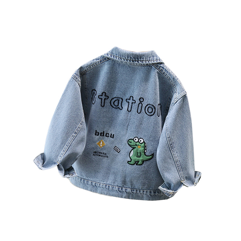 Baby Clothing Set - Sevimli Tarzı Bebek Çocuk Denim Ceket