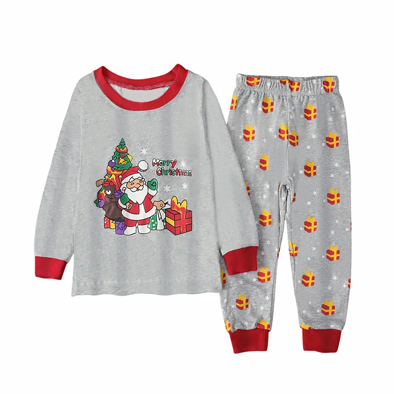 Gri Noel Baba Baskı Çocuk Pija - Baby Clothing Set incelemesi ve fiyatı