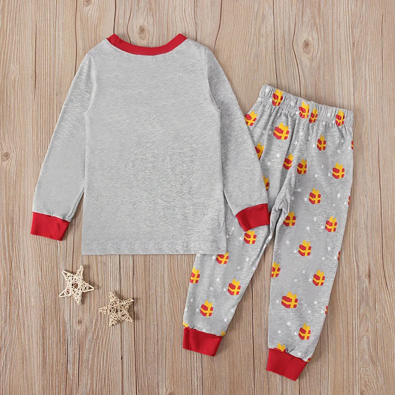 Gri Noel Baba Baskı Çocuk Pija - Baby Clothing Set incelemesi ve fiyatı