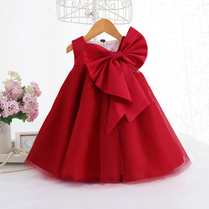 Yaz Büyük Yay Bebek Kız Elbise - Baby Clothing Discount incelemesi ve fiyatı