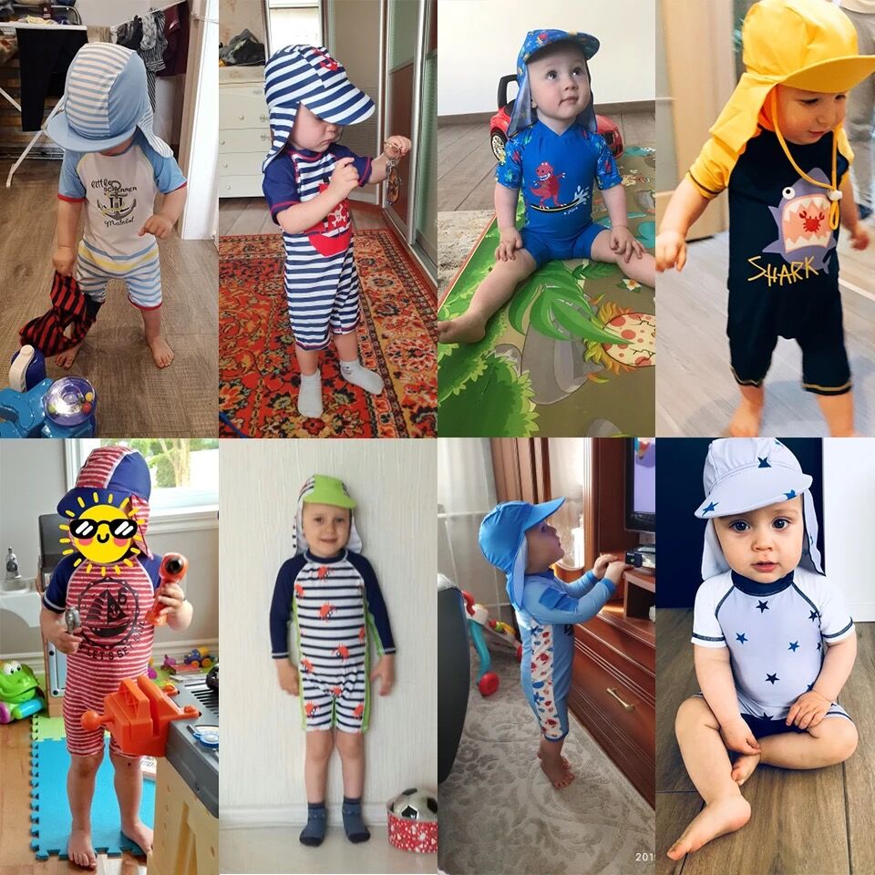 Mayo erkek bebek UPF50 + bebek - Baby Swimwear Uv incelemesi ve fiyatı